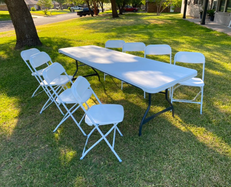 Tables and chairs